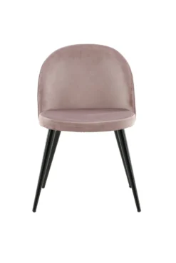 Velvet Matstolar Dammig rosa