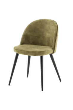 Velvet Matstolar Green