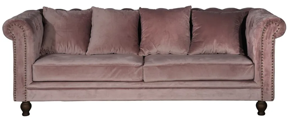 Velvet 3-sitssoffa 88 x 80 x 217