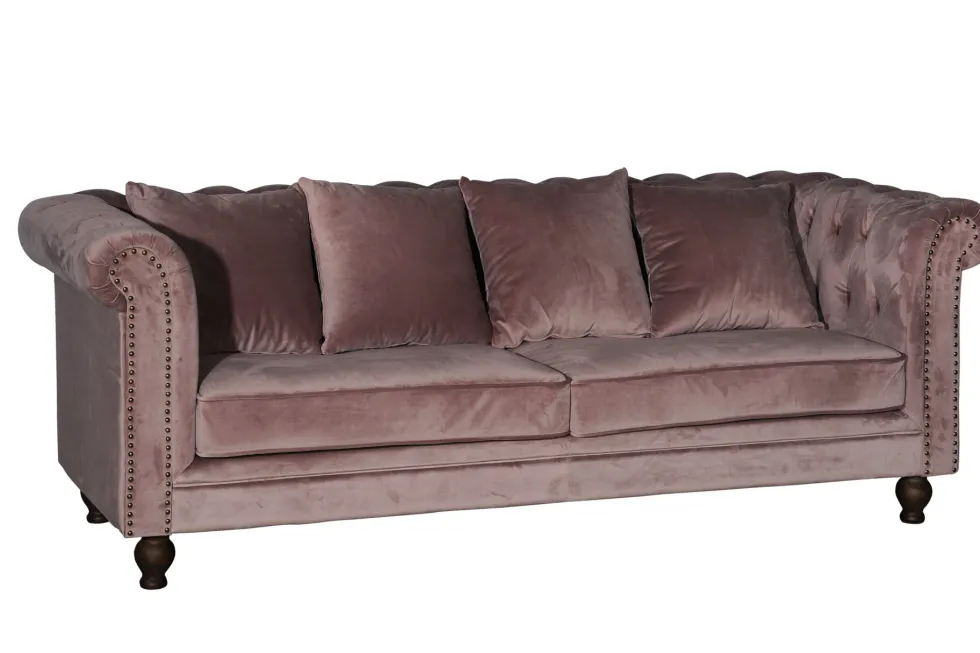 Velvet 3-sitssoffa 88 x 80 x 217