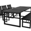 Vevi Matbord – Svart, 230×95 cm