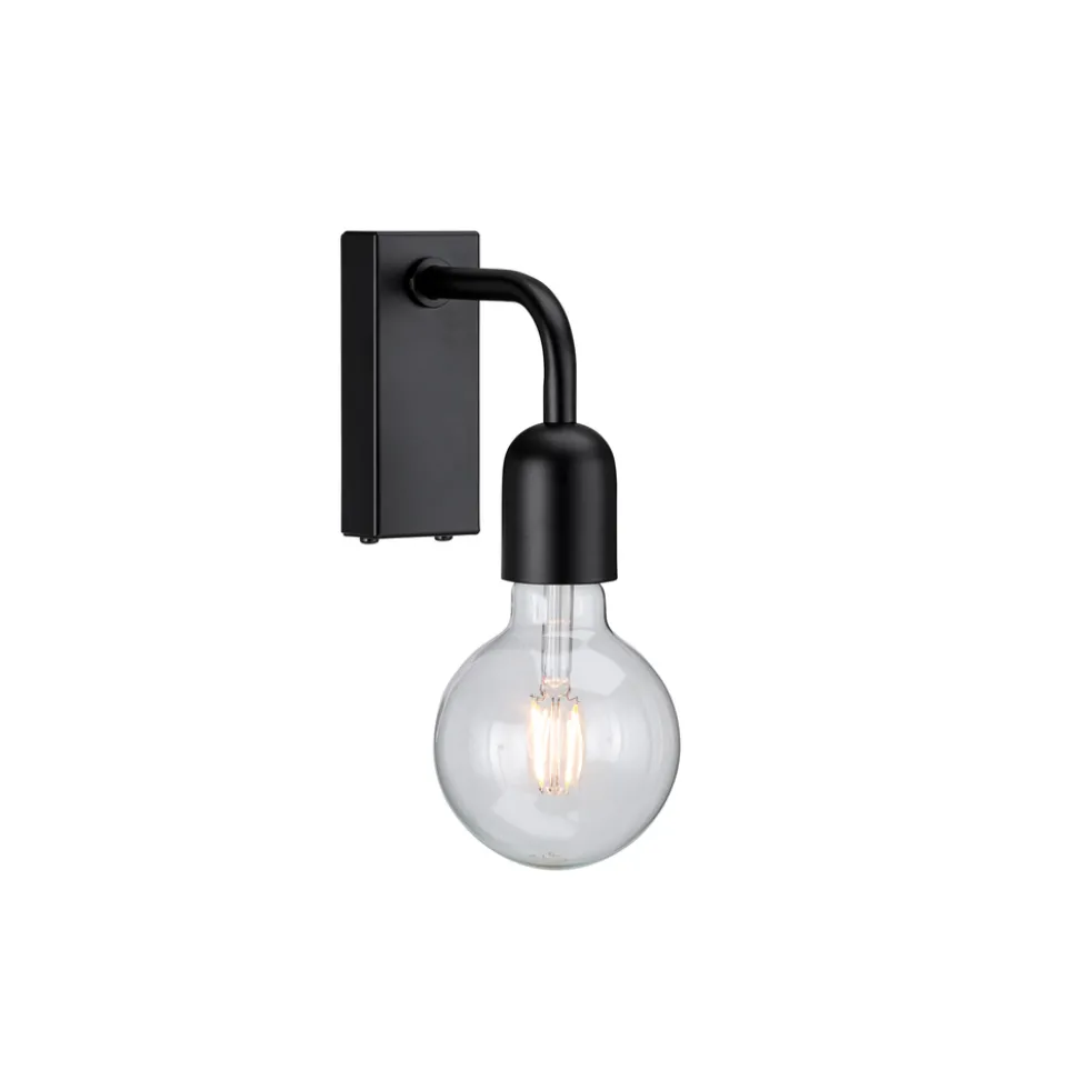 Vägglampa Regal 1 lampa mattsvart