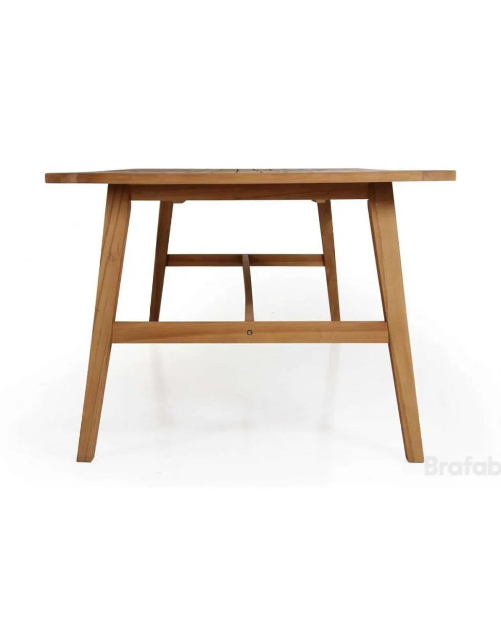 Vidos matbord 220×100 H74 Teak
