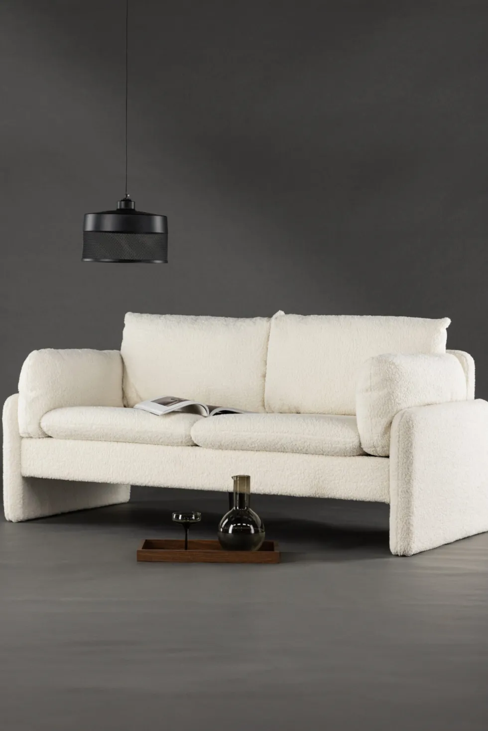 Vindel 2-sits soffor White