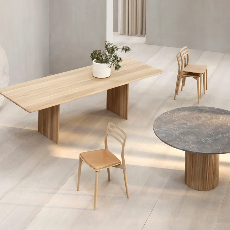 VIPP494 matbord dark oak
