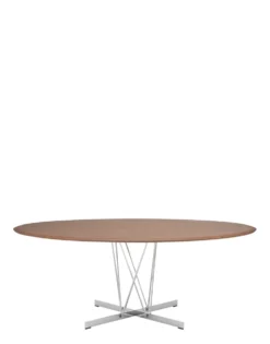 Viscount Of Wood Ovalt Matbord 192x118cm Valnöt