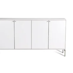 VOLT Sideboard Vitlack/Rostfritt