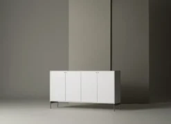 VOLT Sideboard Vitlack/Rostfritt