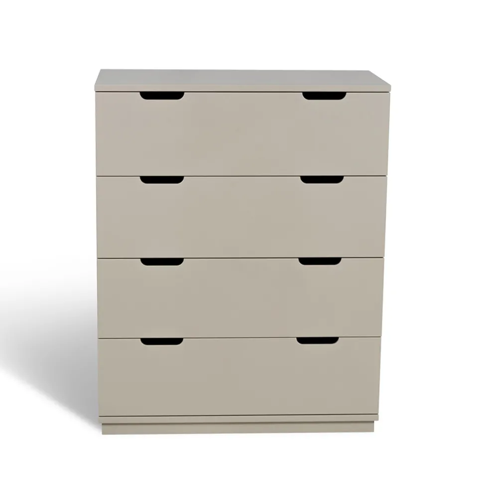 Volt vitrinskåp lågt beige