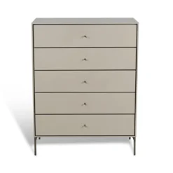Volt vitrinskåp lågt beige