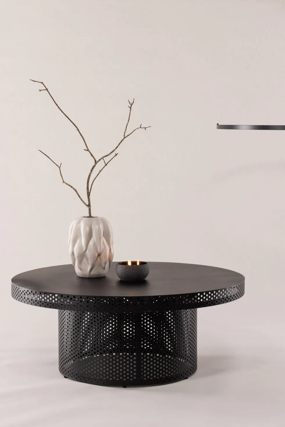 West End x Josefin Lustig Soffbord ⌀100 Black