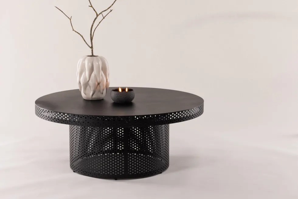 West End x Josefin Lustig Soffbord ⌀100 Black