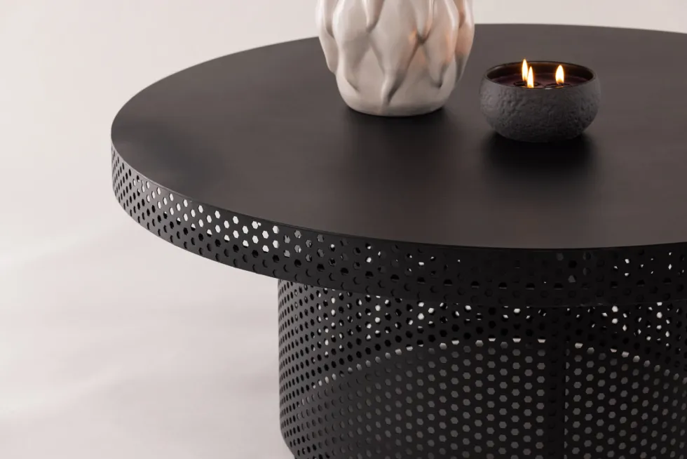 West End x Josefin Lustig Soffbord ⌀100 Black