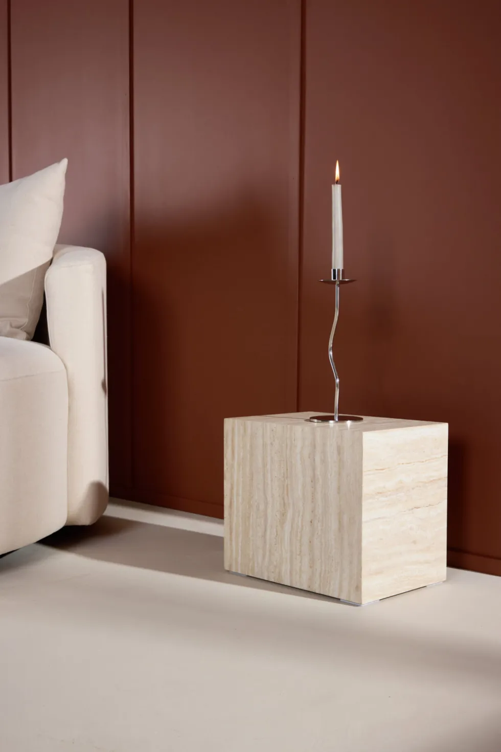York Sidobord 35 x 25 Beige