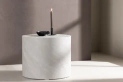 York Soffbord ⌀50 Grå