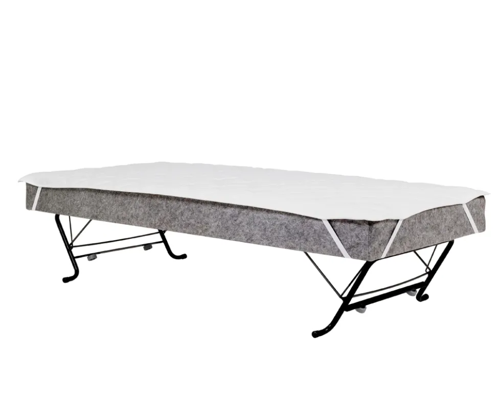 ZARA 3-sits bäddsoffa i Madeira Light Grey – med förvaring och hög komfort
