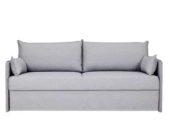 ZARA 3-sits bäddsoffa i Madeira Light Grey – med förvaring och hög komfort