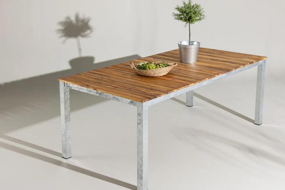 Zenia Rektangulära Matbord 200 × 100 Nature