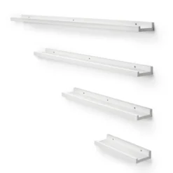 ZITTI Tavelhylla 60 cm vitlack