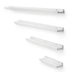ZITTI Tavelhylla 120 cm vitlack