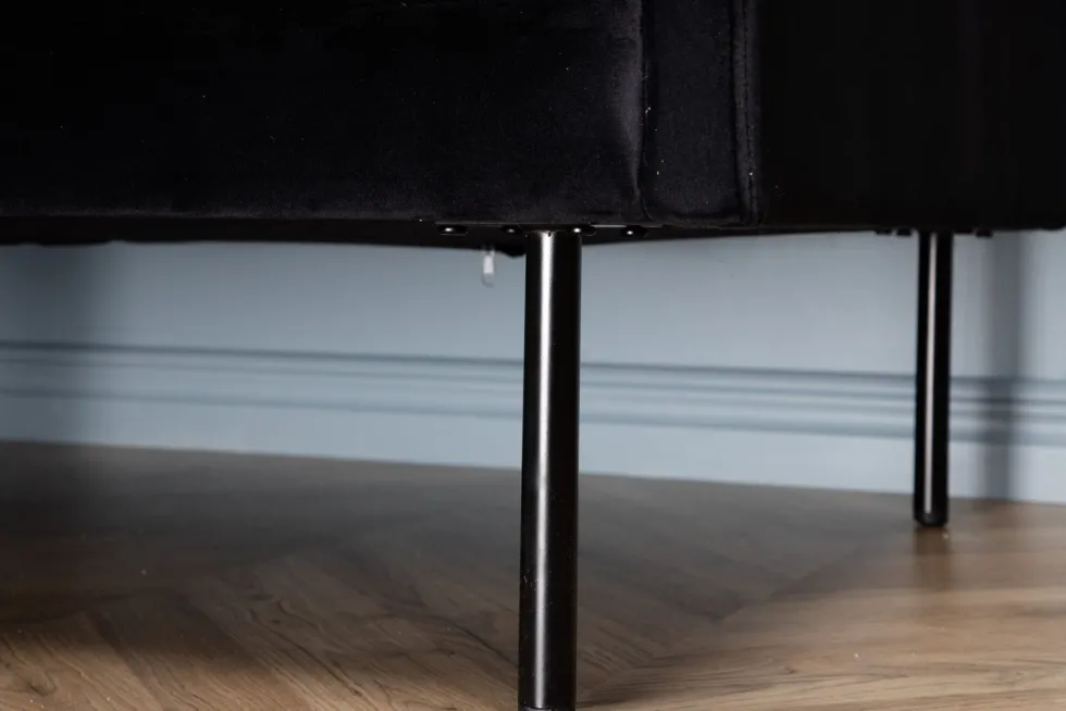 Zoom 3-sits soffor Black