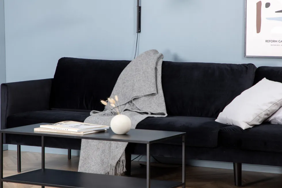 Zoom 3-sits soffor Black