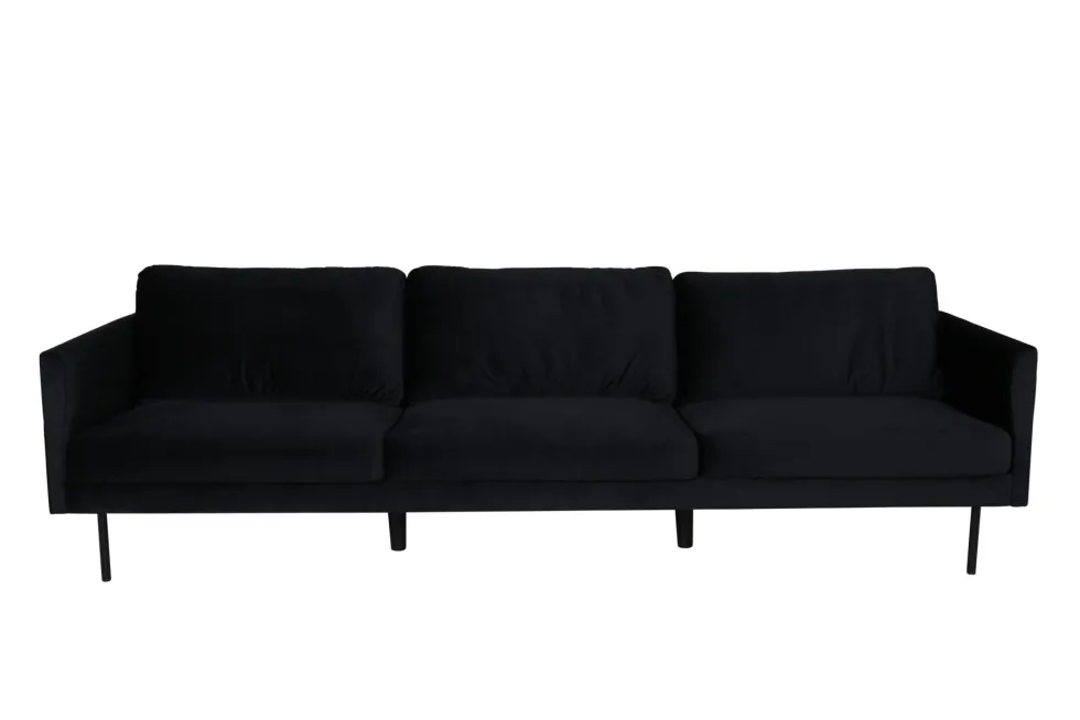 Zoom 3-sits soffor Black