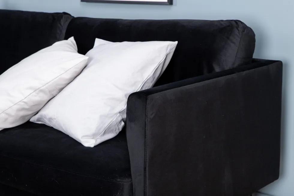 Zoom 3-sits soffor Black