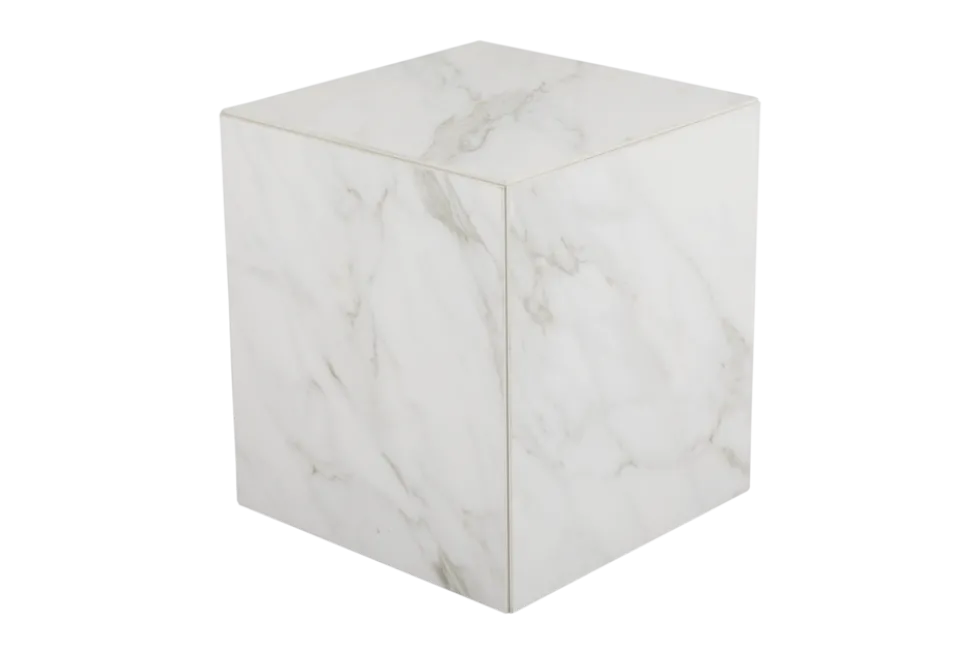 Zten soffbord Vit 40 x 40 cm